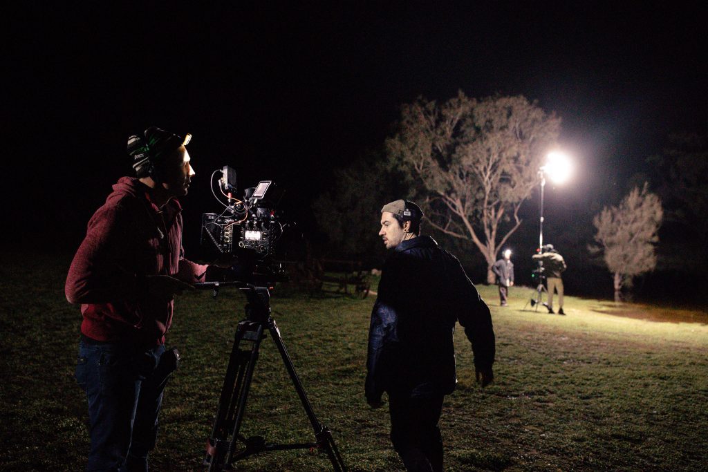 DP and First AC on location