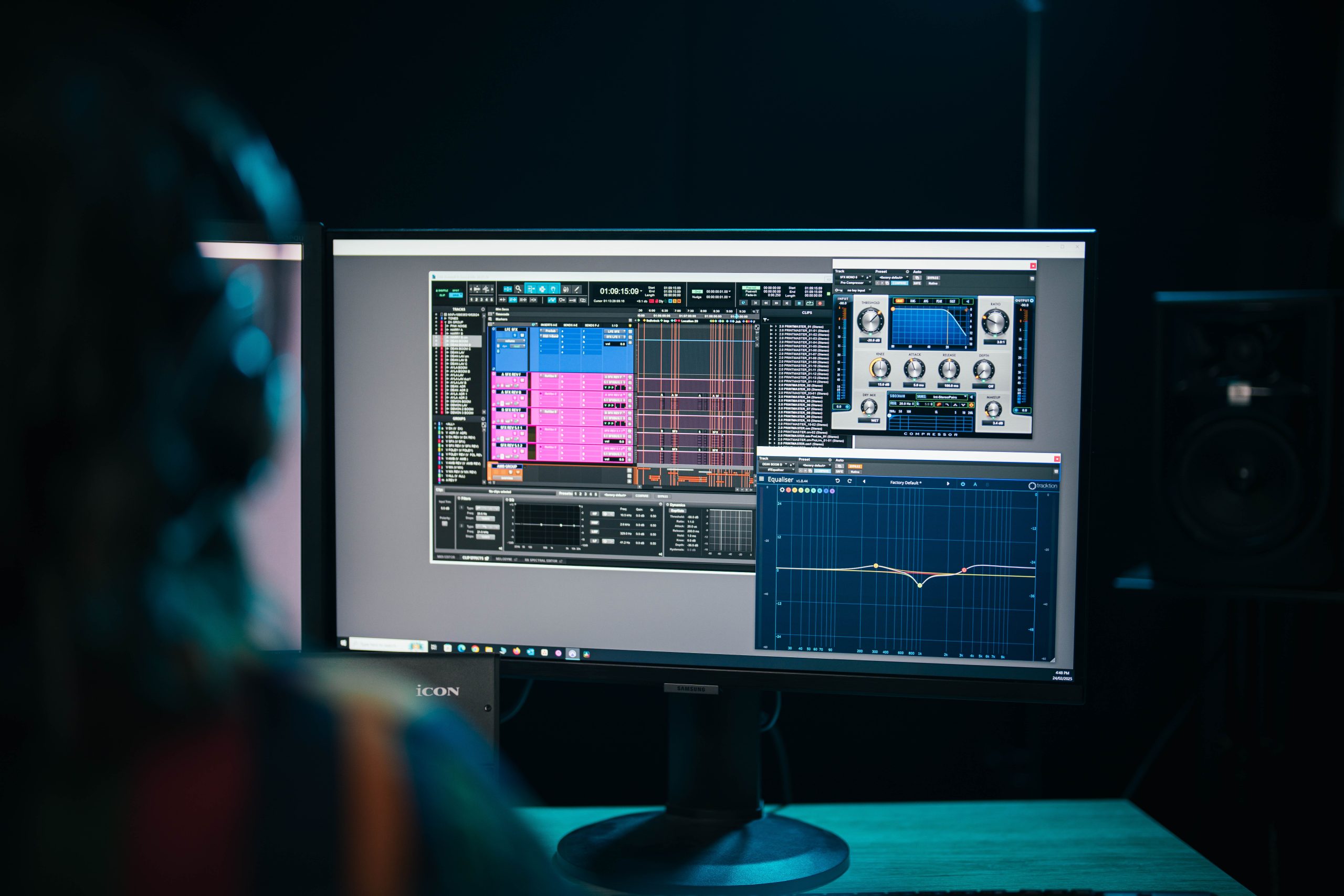 Sound Mixing in ProTools at Alucinor Productions