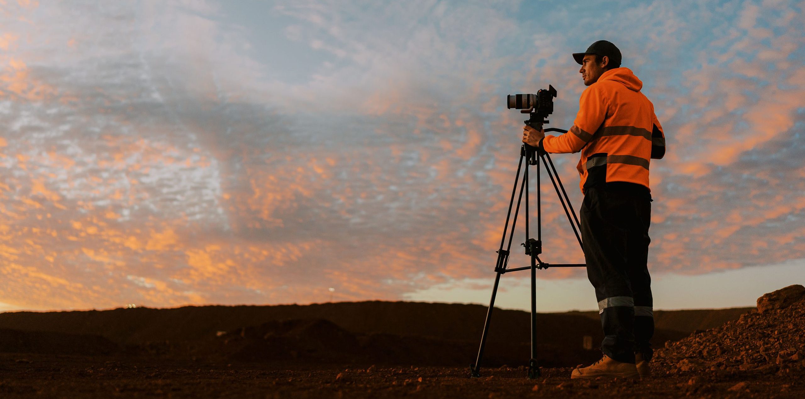 Shooting on Canon C70 Mining and Resources video in the Pilbara region, WA